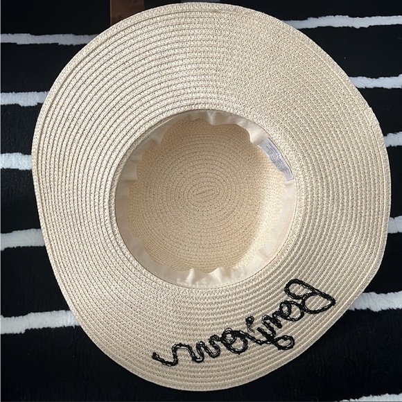 “Bonjour” straw hat - Picture 3 of 3